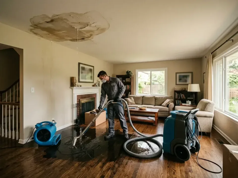 attic-pipe-burst-ceiling-drip-008 — frequently asked questions, Water Damage Restoration & Carpet Care in Lebanon, MO